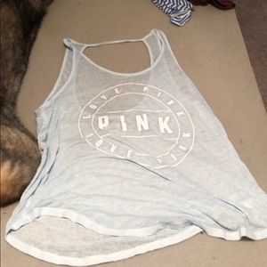 Loose fitting . Sheer tank top